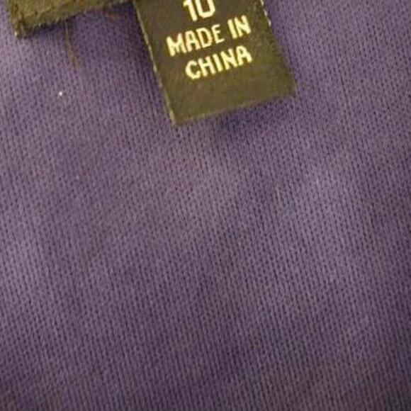 Elegant Sheer Evening Dress - Size 10 - Deep Blue - Picture 5 of 7